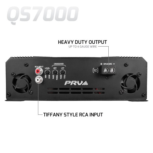 Main product image for PRV Audio QS7000 1 Ohm QS Series 1-Channel Full-Range Amplifier 7000W294-3523